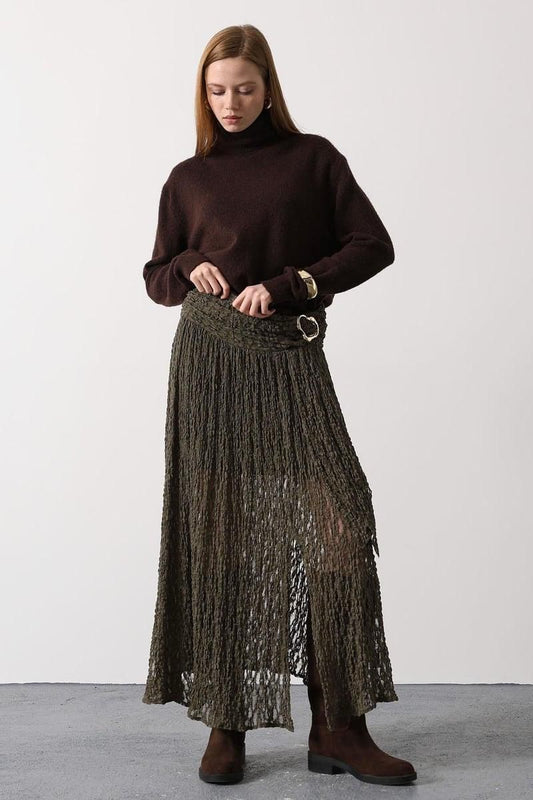 Дамска дьлга дантелена пола "Skirt"