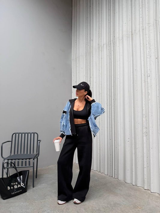 Дамски ежедневен комплект „Denim Vibes“