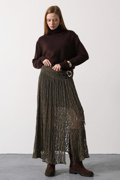 Дамска дьлга дантелена пола "Skirt"