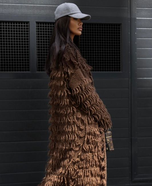 Дамска дълга жилетка