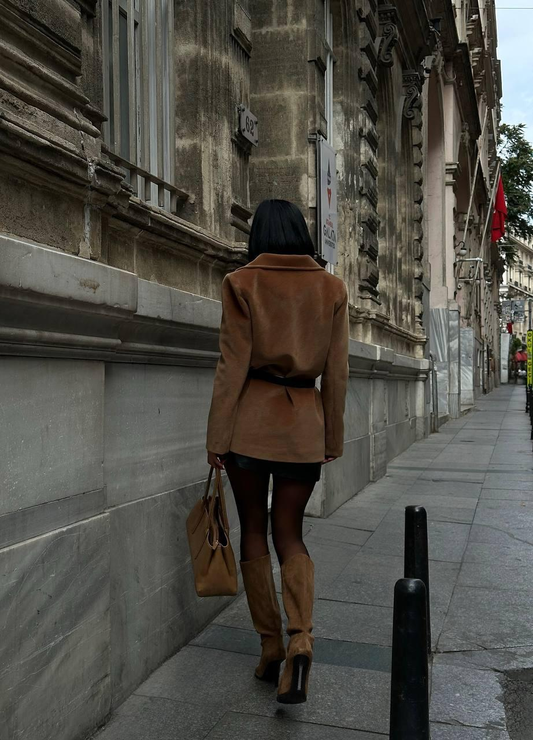 Дамски тренч с копчета