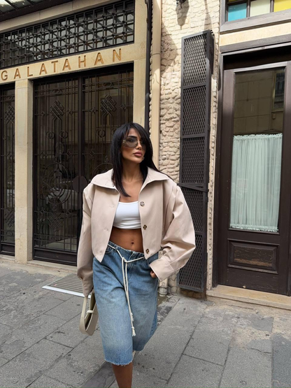 Дамско късо яке