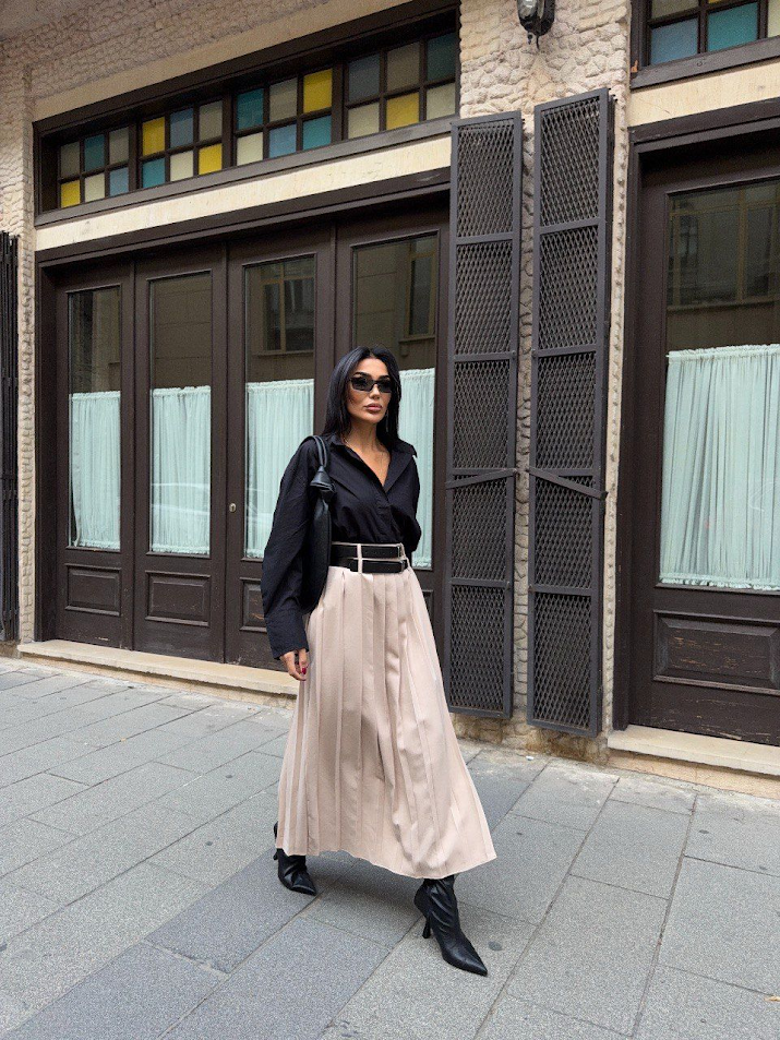 Дамска елегантна плисирана пола „Chic Pleats“