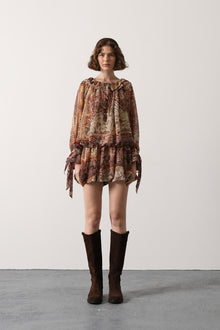 Дамска кьса шарена рокля "Multicolor dress"