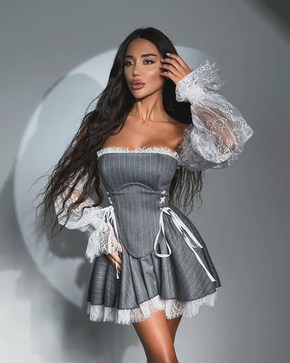 Дамска луксозна рокля Lace Elegance