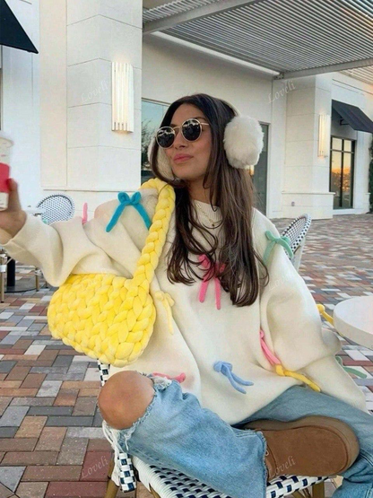 Дамски пуловер „Color Touch“