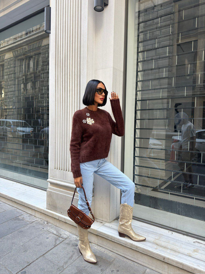 Дамски елегантен пуловер „Soft Elegance“