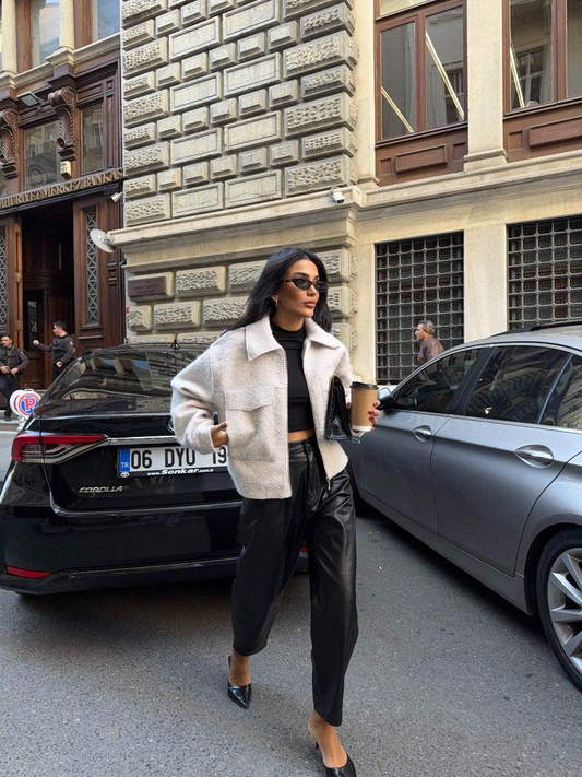 Дамско късо палто „City Chic“