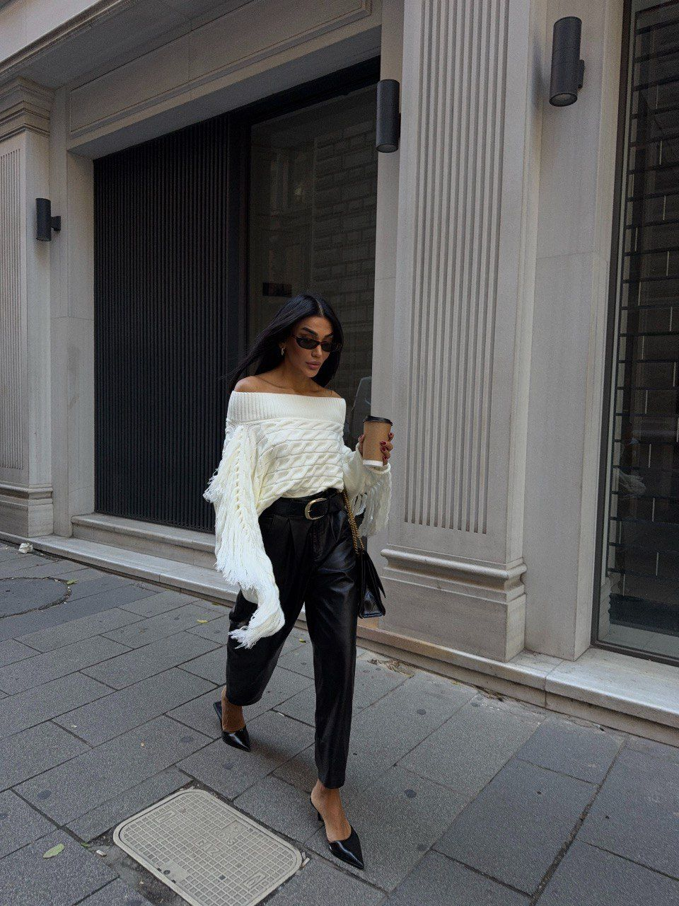 Дамски пуловер „Statement Sleeves“