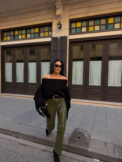 Дамски пуловер „Statement Sleeves“