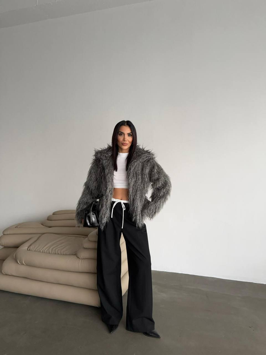 Дамско късо палто „Soft Luxe“