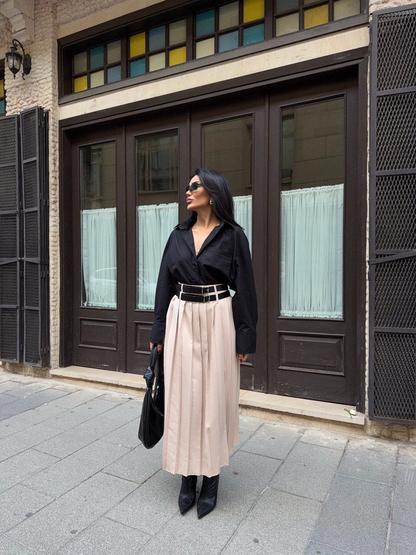 Дамска елегантна плисирана пола „Chic Pleats“