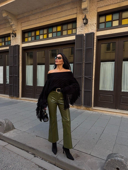 Дамски пуловер „Statement Sleeves“