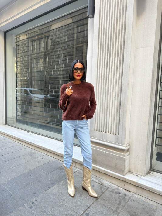 Дамски елегантен пуловер „Soft Elegance“