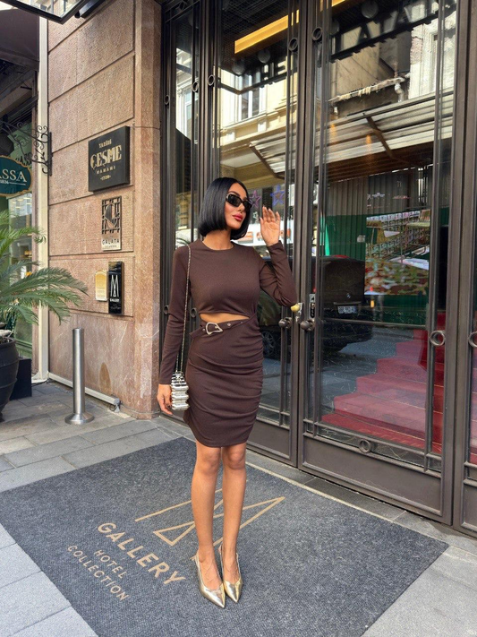 Дамска елегантна рокля „Chic Curve“