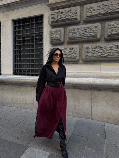 Дамска елегантна плисирана пола „Chic Pleats“