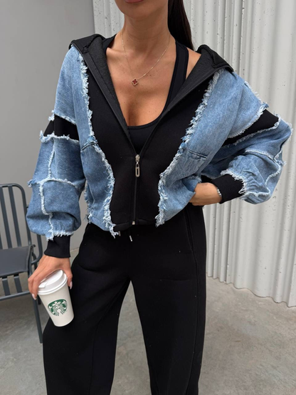 Дамски ежедневен комплект „Denim Vibes“