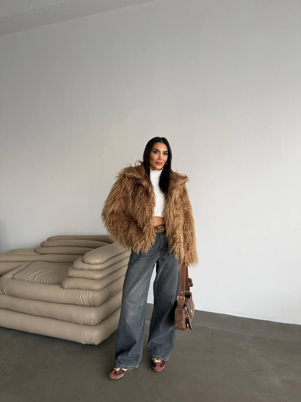 Дамско късо палто „Soft Luxe“