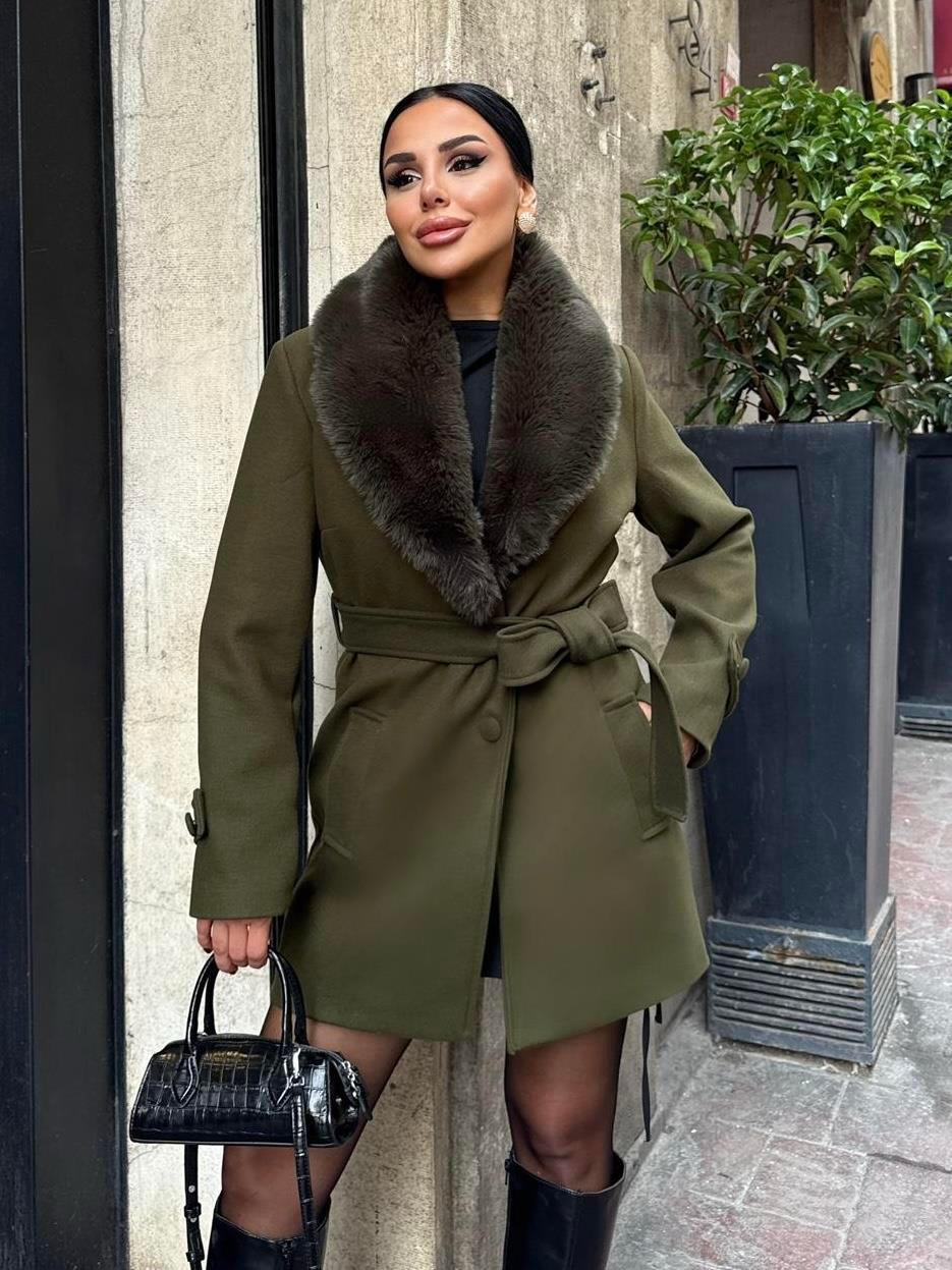 Дамско елегантно палто „Luxe Collar“