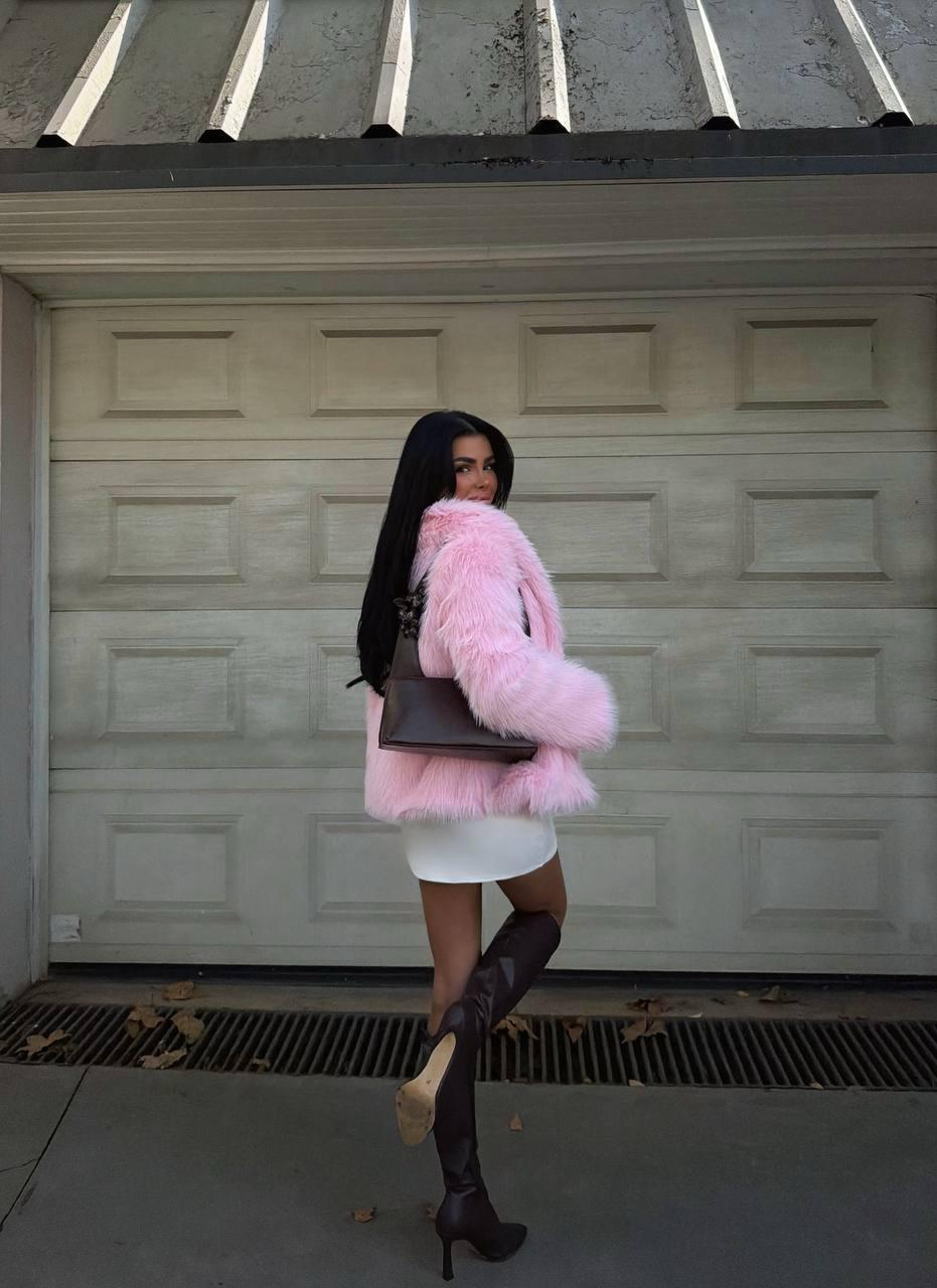 Дамско късо палто „Faux Luxe“