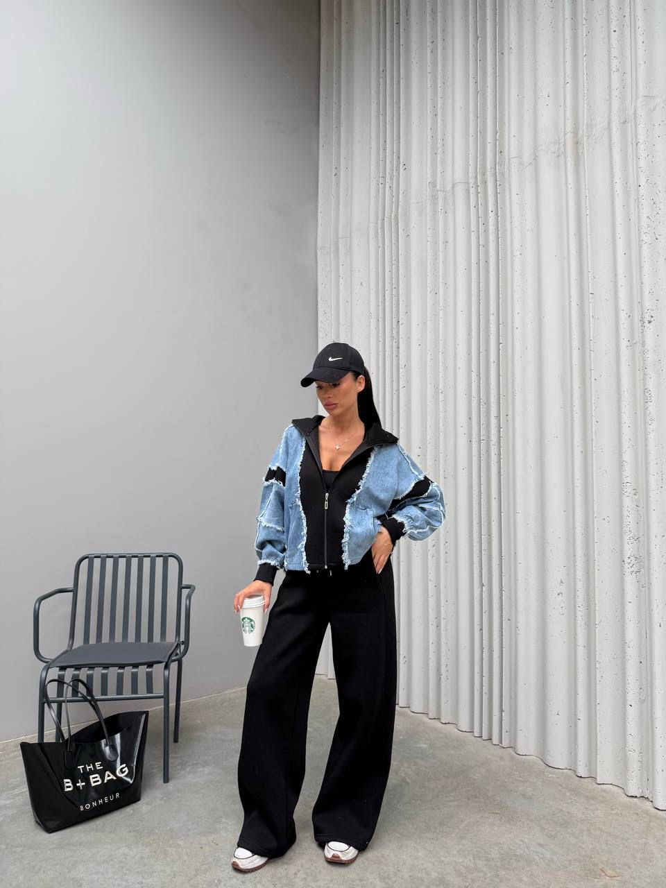Дамски ежедневен комплект „Denim Vibes“