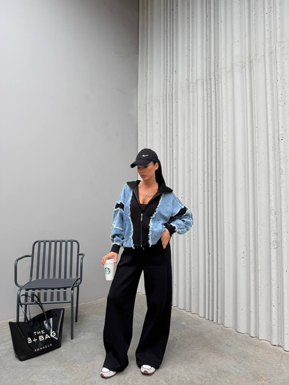Дамски ежедневен комплект „Denim Vibes“