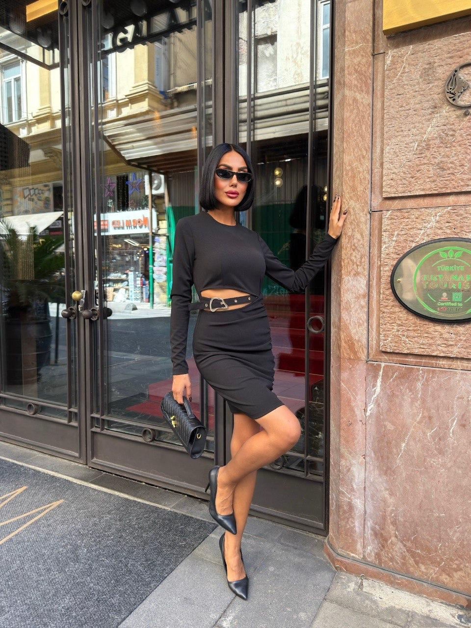 Дамска елегантна рокля „Chic Curve“
