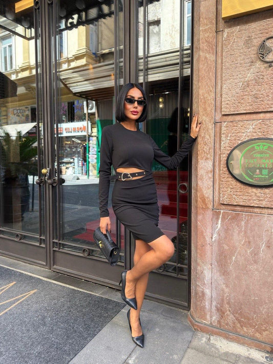 Дамска елегантна рокля „Chic Curve“