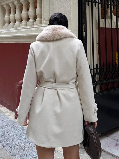 Дамско елегантно палто „Luxe Collar“